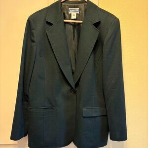 Women's Pendleton Blazer - Size 16 - Green
